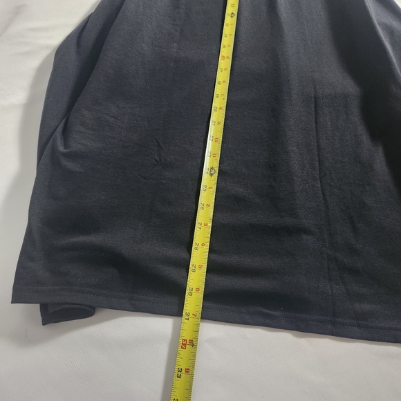 Gymshark Men's XXXL Jet Black Long Sleeve T-shirt NWT with Wicking Technology - Picture 7 of 7